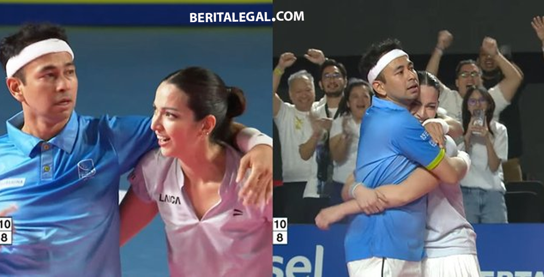 Kemenangan Raffi dan Nia di Lagi-Lagi Tenis Internasional